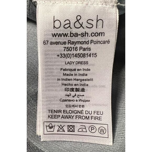 Ba&sh Presley Mini Dress in Green NWOT Size XS - Picture 9 of 10